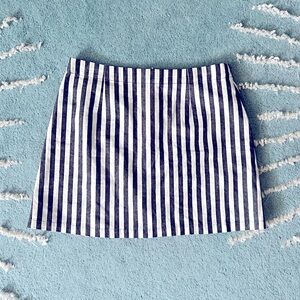 Striped Mini skirt